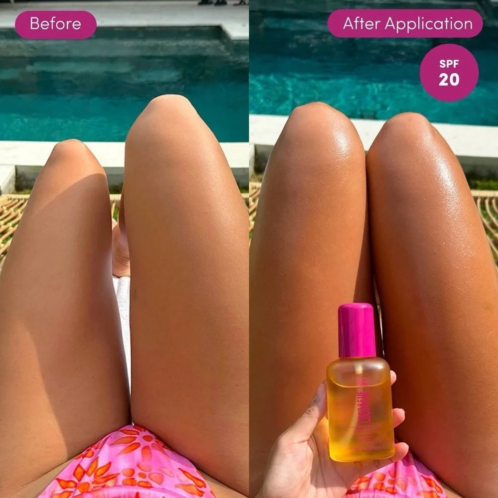 ☀️ Coco & Eve Sunny Honey Tan Boosting Anti-Aging Body Oil SPF 20